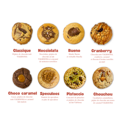 Coffret de 9 cookies